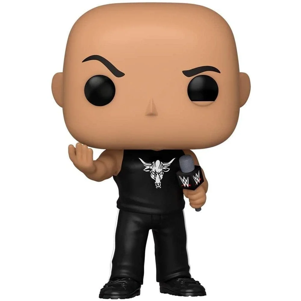 Funko Pop! WWE: The Rock‎ #78 Brahma Bull Shirt Microphone Vinyl Figure New
